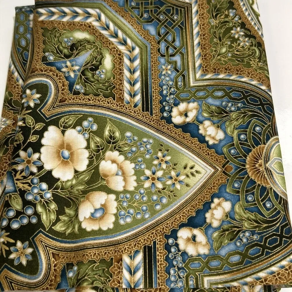 Kaufman Fabric Prints Quilting Crafts Sewing Art Project Cotton 6 Pc Lot